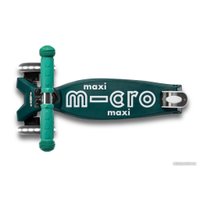 Трехколесный самокат Micro Maxi Micro Deluxe ECO LED (зеленый)