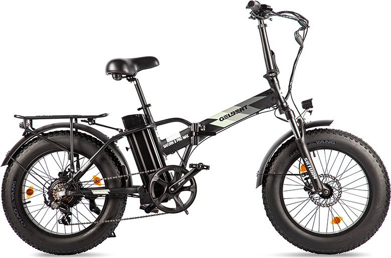 Электровелосипед Gelbert Saturn 3 Pro Max (черный)