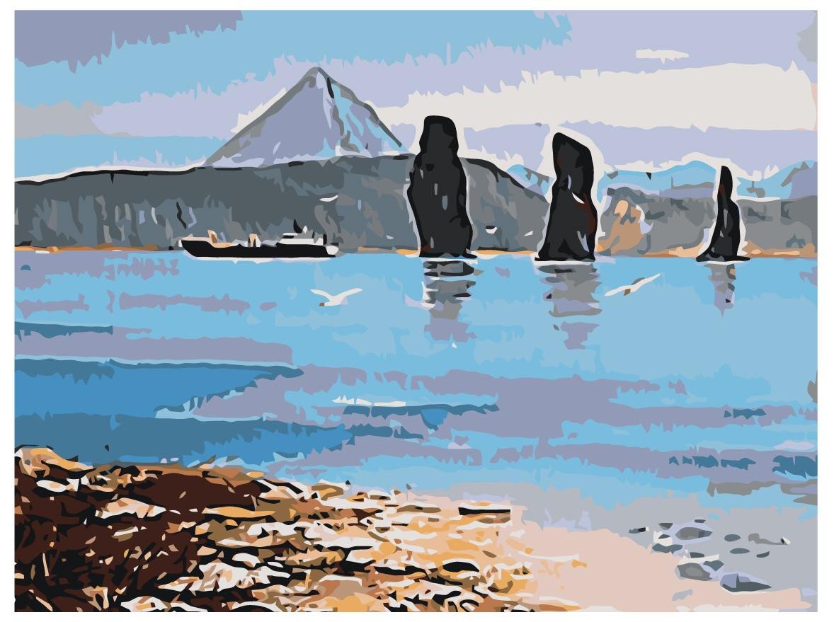 

Картина по номерам SLAVINA Три брата Камчатка Z-Z9212