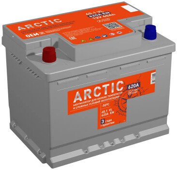 Автомобильный аккумулятор Tubor Arctic L+ (60 А·ч)