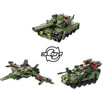 Конструктор Qman Безграничные Идеи. Военная техника 3 в 1