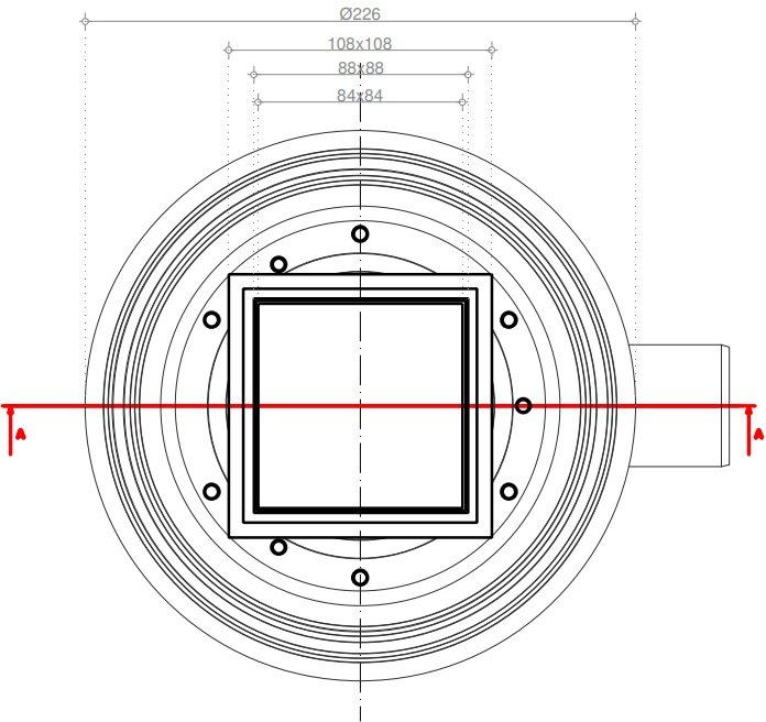 

Трап/канал Bettoserb Standard Dry Vertical Ceramic 13000112 (202561)
