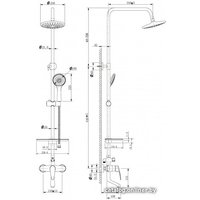 Душевая система  Lemark LM0462C