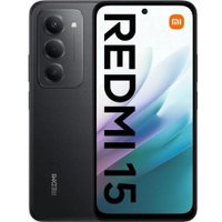 Телефон Xiaomi Redmi 15 4G 6GB/128GB международная версия (черный) + наушники Xiaomi Redmi Buds 6 Active M2344E1 (белый) по акции