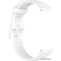 Ремешок Rumi силиконовый для Huawei Band 7 (белый)