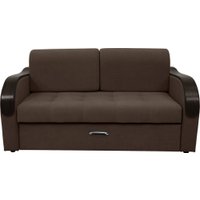 Диван Сириус Лидер-1 НПБ 185x110 (Eva 26 велюр коричневый)