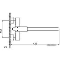 Смеситель Gappo G2250