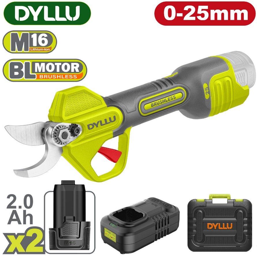 

Секатор Dyllu DTJFP25082 (с 2-мя АКБ, кейс)