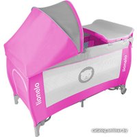 Манеж-кровать Lionelo Sven Plus (розовый)