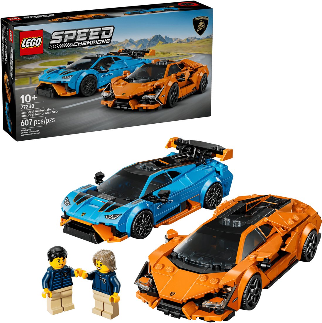 

Конструктор LEGO Speed Champions 77238 Lamborghini Revuelto & Huracan STO