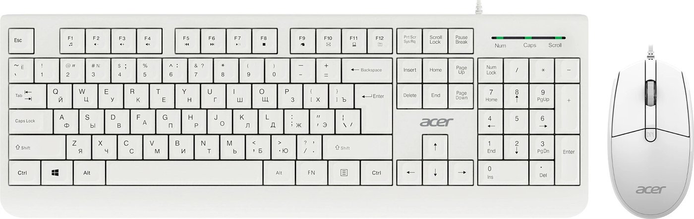 Офисный набор Acer OCC400 (белый)