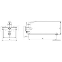 Смеситель Vieir V073542-F