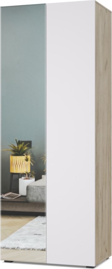 

Шкаф распашной Modern Челси Ч21 (серый дуб/белый)