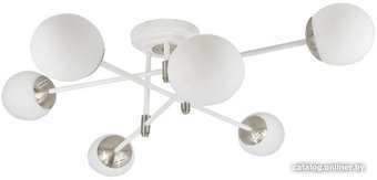 Люстра средней высоты Mirastyle SL-41236/6 WT+Sarin