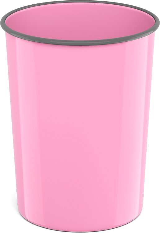 

Корзина для бумаг Erich Krause Pastel 58453 (розовый)