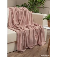 Плед Tex Republic Absolute Однотонный Фланель 150x200 31554 (розовая пудра)