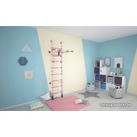 Детский спортивный комплекс Polini Kids Sport Turbo (розовый)