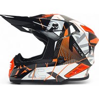 Мотошлем AIM RH855 Carbon Razor RH855R-DWR-L (L, белый/красный)