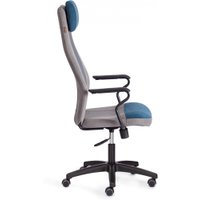 Офисное кресло TetChair Aviator флок/ткань (синий/серый/серый)