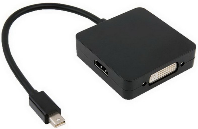 

Адаптер USBTOP mini DisplayPort – HDMI/VGA/DVI