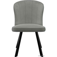 Стул DikLine 219 поворотный (B22 серый/ножки черные)