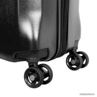 Чемодан-спиннер Verage Houston 20075-2 66 см (зернистый черный)