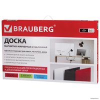 Магнитно-маркерная доска BRAUBERG стеклянная 60х90 см (черный)
