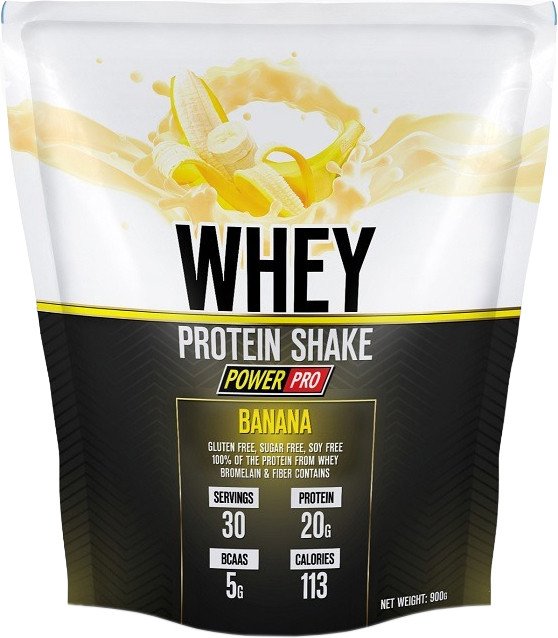 

Протеин сывороточный (изолят) Power Pro Whey Shake PP982126 (900г, банан)