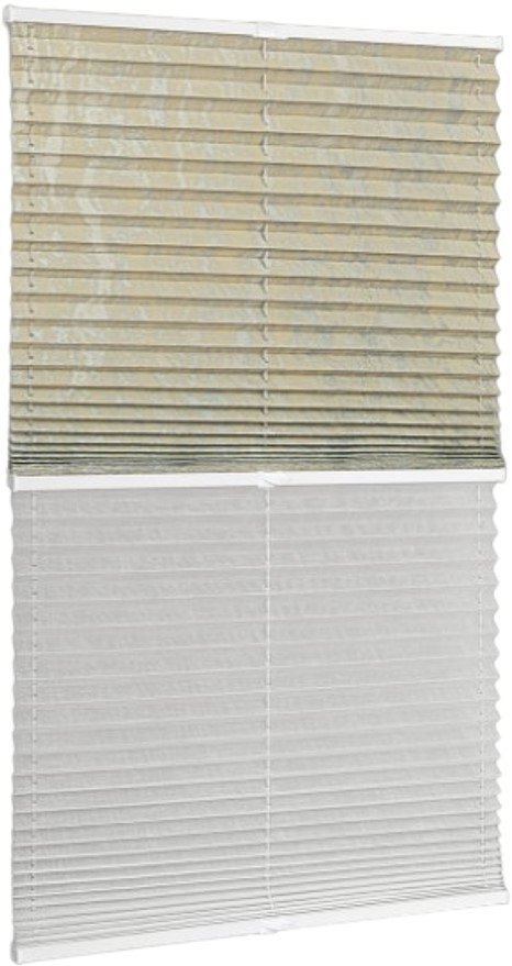 

Плиссе Delfa Mirror СПШ-3903/3504 Basic Transparent (52x160, серый/белый)