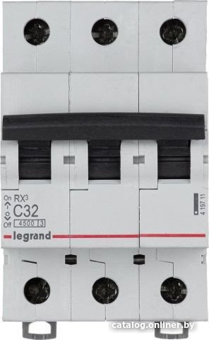 Выключатель автоматический Legrand RX3 4.5ka 32а 3п C 419711
