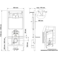 Унитаз подвесной Berges Wasserhaus Gamma + Novum525 + D5 042418