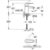 Смеситель Grohe Eurostyle Cosmopolitan 3246820E