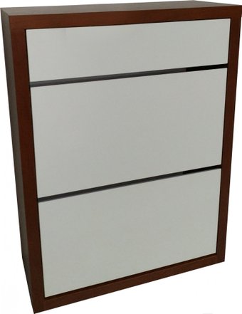 Тумба для обуви Анрат Элана 2.70ш яблоня локарно/белый