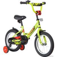 Детский велосипед Novatrack Twist New 14 141TWIST.GN20 (зеленый/черный)