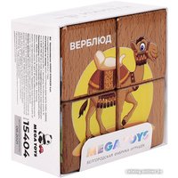 Кубики Mega Toys Животные жарких стран 15404