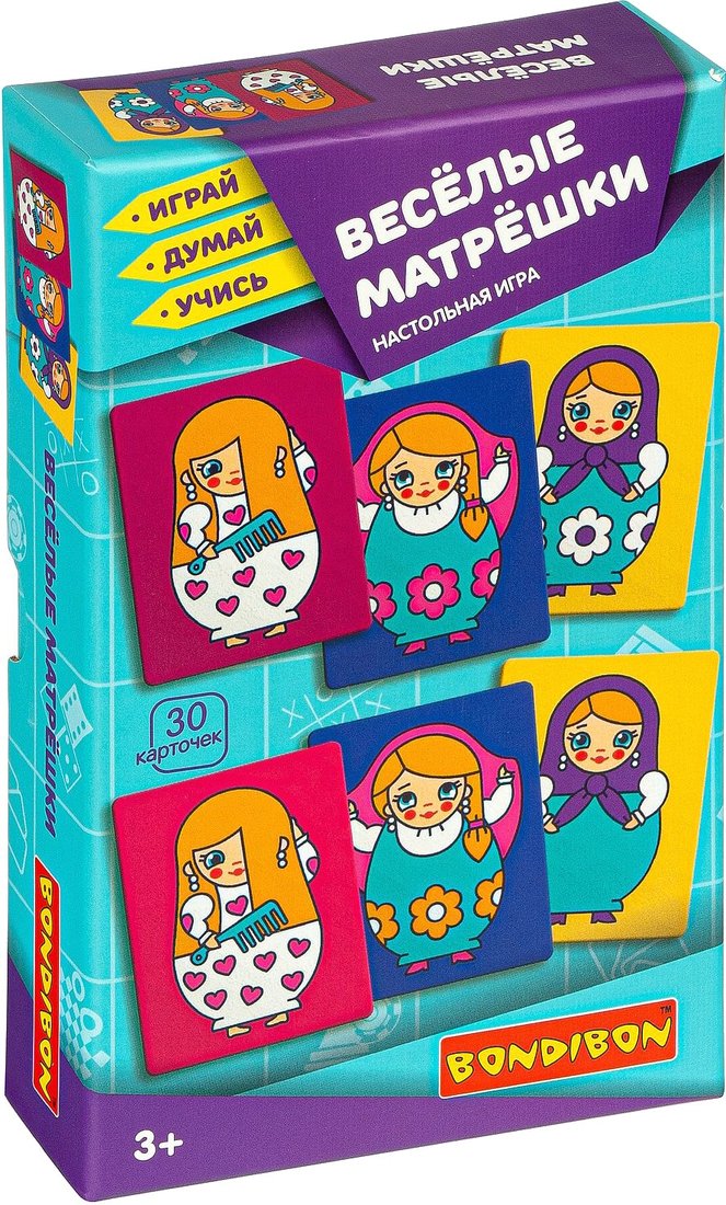 

Настольная игра Bondibon Веселые матрешки ВВ3913