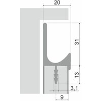 Ручка мебельная Boyard L-Line RP003BL.1/000/3000