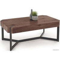 Журнальный столик Halmar Lavida (орех/черный)