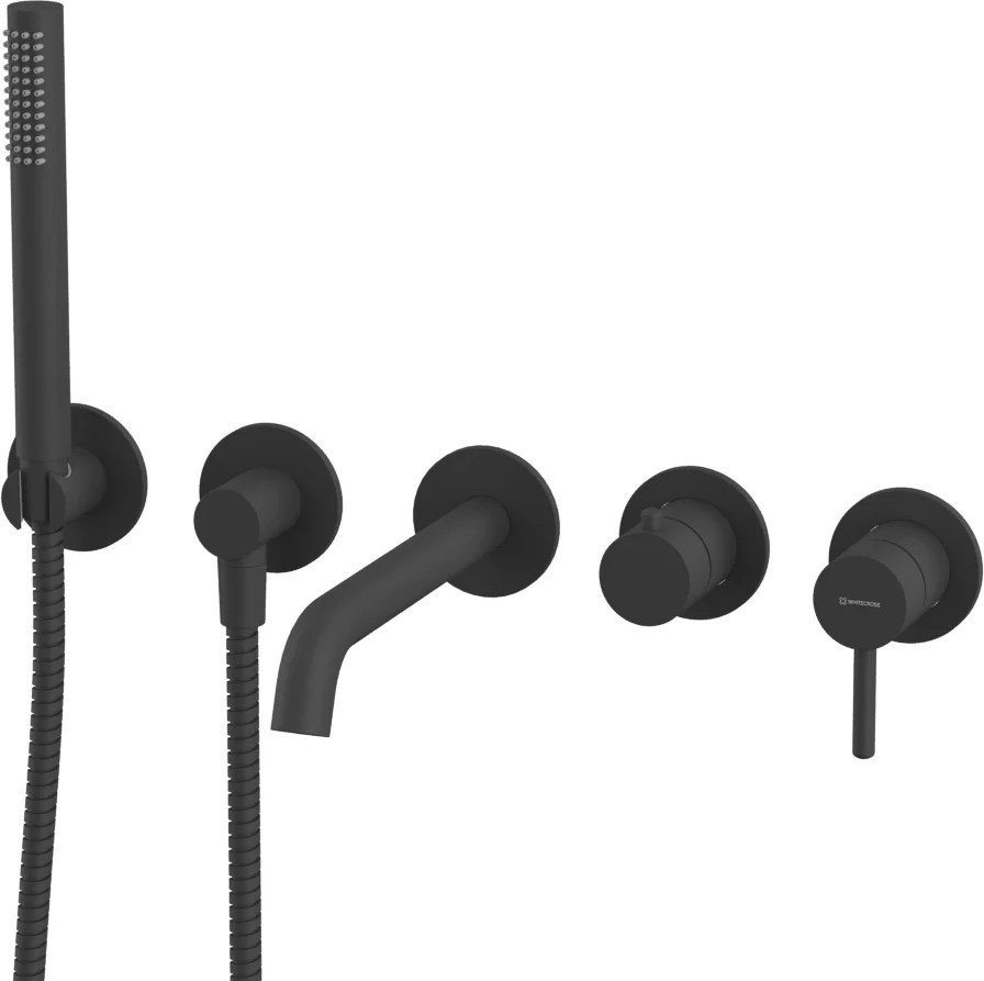 Смеситель Whitecross YSET1240BL (черный матовый)