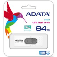 USB Flash ADATA UV220 64GB (белый/серый)
