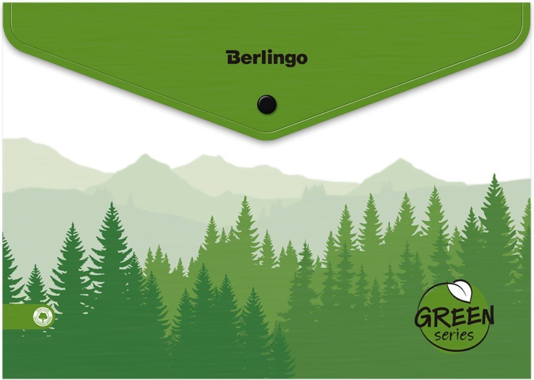 

Папка-конверт Berlingo Green Series EFb_A4209 (рисунок)