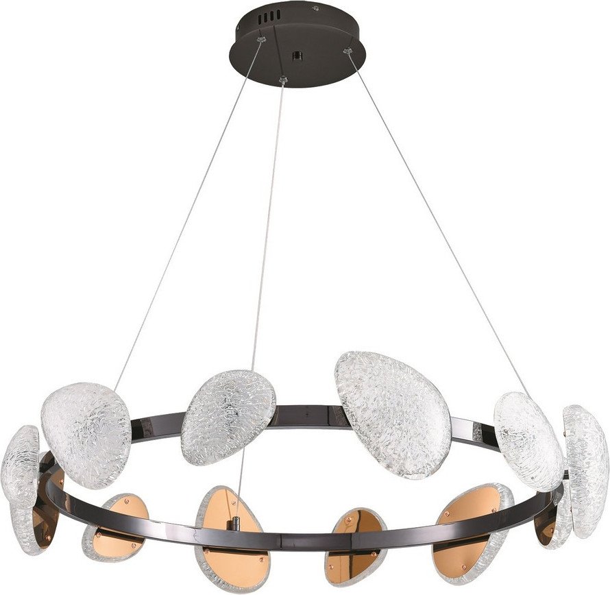 

Подвесная люстра Kinklight Юнни 07693-12A.29 (черный жемчуг)