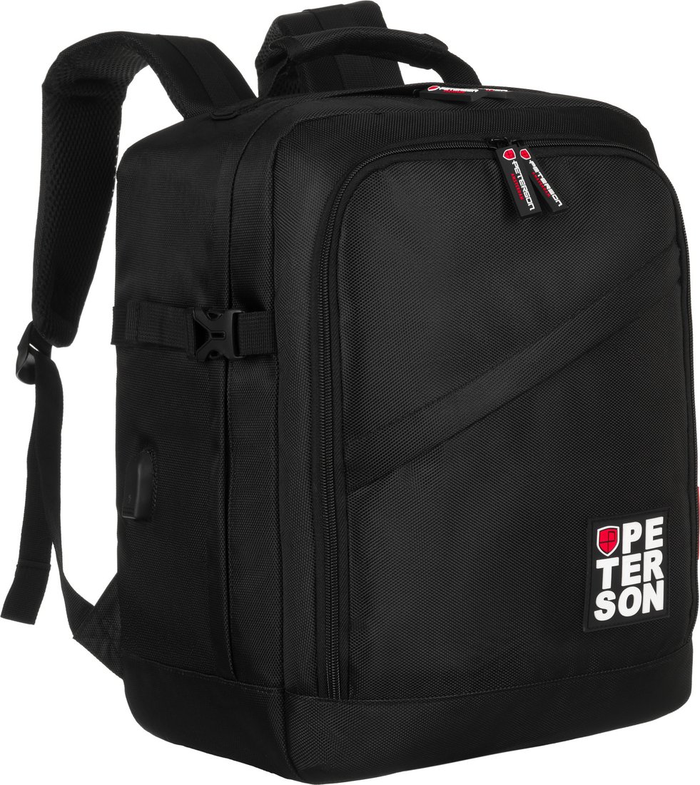 

Городской рюкзак Peterson PTN PLG-02-T (черный/красный)