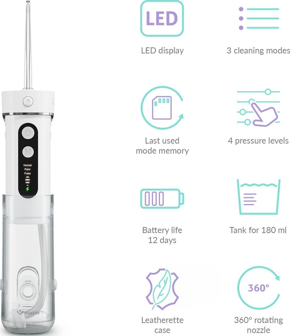 Ирригатор  TrueLife Aquafloss Mini M50 (белый)