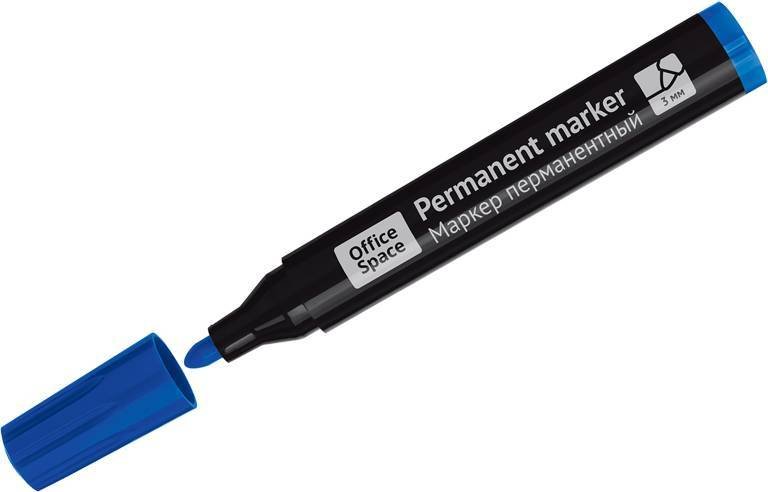 

Маркер перманентный OfficeSpace Contact 269074 (синий)