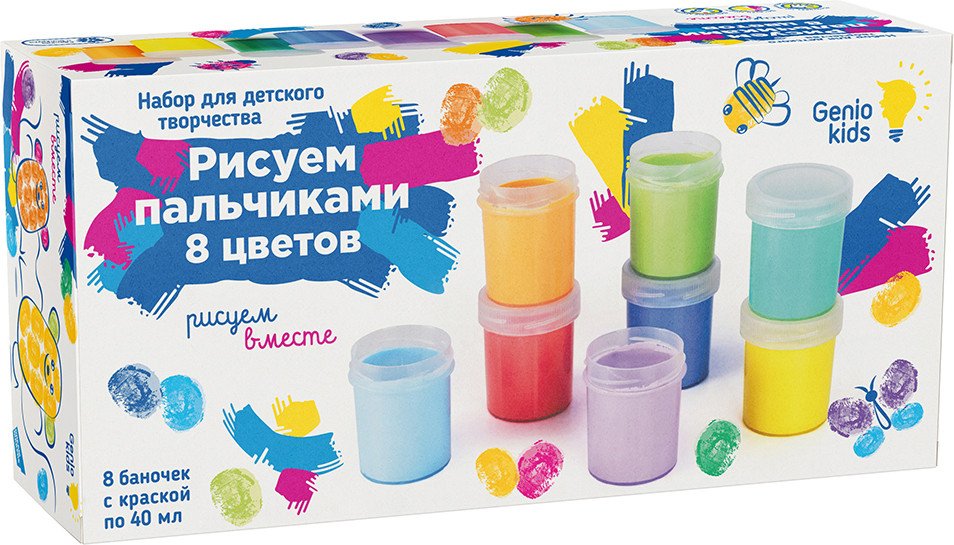 

Набор для рисования Genio Kids Рисуем пальчиками TA1419