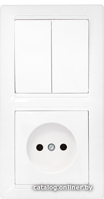 Розетка Bylectrica Стиль 2В-РЦ-687 (белый)