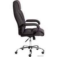 Офисное кресло TetChair Bergamo (ткань, хром 22/темно-серый F68) в Солигорске