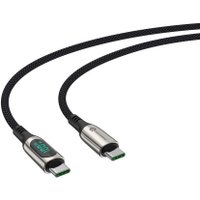 Кабель Atomic 30.392 USB Type-C - USB Type-C (1.5 м, черный)