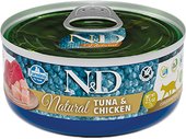 N&D Natural Tuna & Chicken (с тунцом и курицей) 70 г